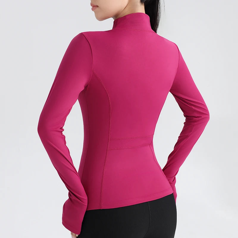 Gym Women's Full Zip Yoga Top